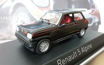 NOREV 1/43 - RENAULT 5 ALPINE - BLACK - 1977