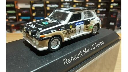 NOREV 1/43 - RENAULT 5 MAXI TURBO - Nº 1 - WINNER RALLY DU V