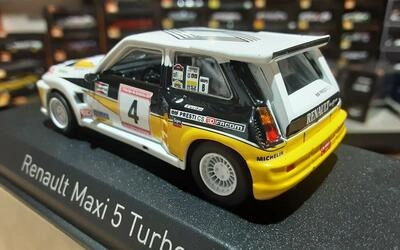 NOREV 1/43 - RENAULT 5 MAXI TURBO - Nº 4 - RALLY ASTURIAAS 1