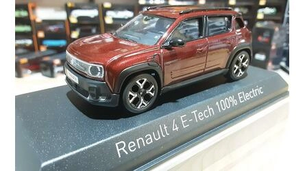 NOREV 1/43 - RENAULT R4 E-TECH - 2025 - GARMIN RED