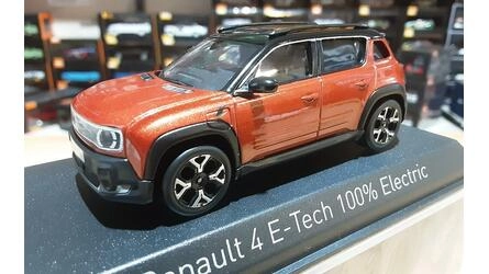 NOREV 1/43 - RENAULT R4 E-TECH - 2025 - TERRACOTTA BROWN