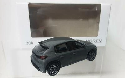NOREV 1/64 -  PEUGEOT 208 - GREY - 2024