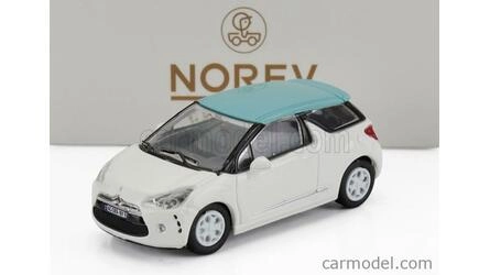 NOREV 1/87 - CITROEN DS3 - 2010 - BANQUISE WHITE AND BLUE BO