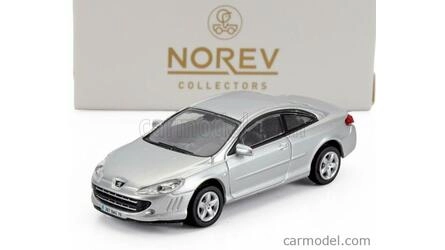 NOREV 1/87 - PEUGEOT 407 COUPE - 2006 - SILVER