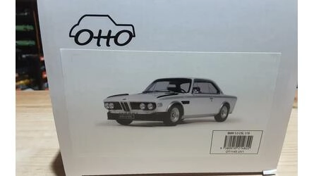 OTTO MOBILE 1/18 - BMW 3.0 CSL - CHAMONIX WHITE - 1972