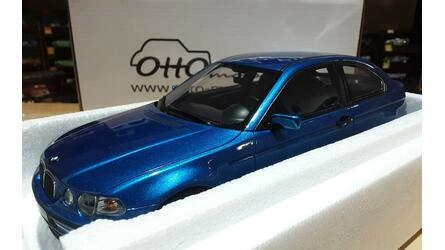 OTTO MOBILE 1/18 - BMW 318 TI COMPACKT E46 - ESTORIL BLUE - 