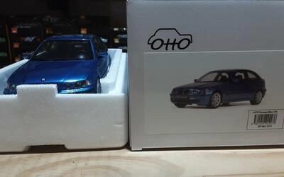 OTTO MOBILE 1/18 - BMW 318 TI COMPACKT E46 - ESTORIL BLUE - 
