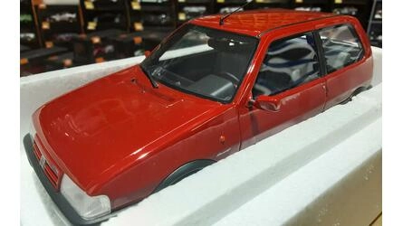 OTTO MOBILE 1/18 - FIAT UNO TURBO IE - ROSSO RACING - 1990