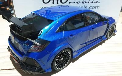 OTTO MOBILE 1/18 - HONDA CIVIC FK8 TYPE R - 2020 - MUGEN BLU
