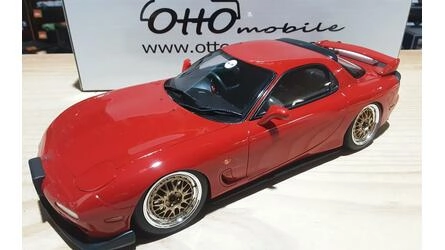 OTTO MOBILE 1/18 - MAZDA RX 7 FD KHYZYL SALLEM - 2020 - RED