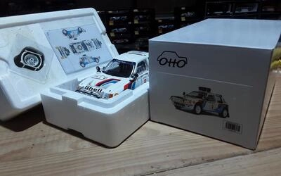 OTTO MOBILE 1/18 - PEUGEOT 205 T16 - Nº 6 RALLY SAFARI 1985