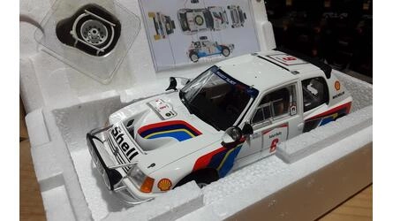 OTTO MOBILE 1/18 - PEUGEOT 205 T16 - Nº 6 RALLY SAFARI 1985