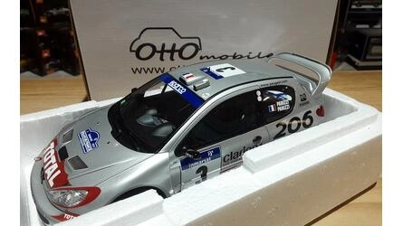 OTTO MOBILE 1/18 - PEUGEOT 206 WRC - Nº 3  WINNER RALLY TOUR