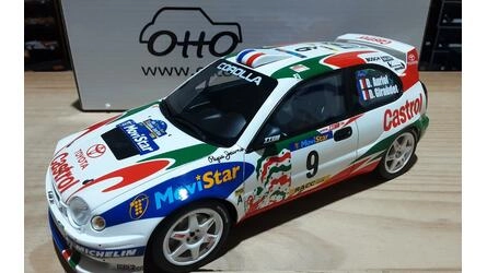 OTTO MOBILE 1/18 - TOYOTA COROLLA WRC - Nº 9 WINNER RALLY CA