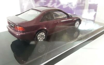 PARA 1/64 - HONDA CIVIC COUPE EJ1 - CAMELLIA RED - 1995