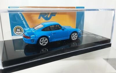 PARA 1/64 - RUF BTR PORSCHE - SLANTNOSE SILVER - 1986