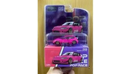POP RACE 1/64 - HONDA CIVIC EG6 PANDEM - PINK
