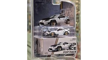 POP RACE 1/64 - TOYOTA GR 86 PANDEM - CRYSTAL WHITE PEARL 