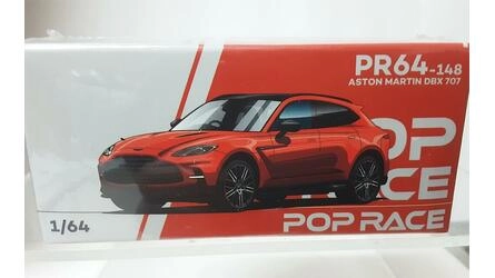 POP RACE 1/64 - ASTON MARTIN DBX 707 - COSMOS ORANGE