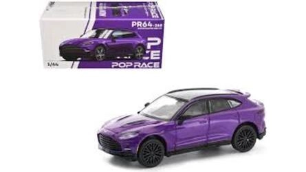 POP RACE 1/64 - ASTON MARTIN DBX 707 - STORM PURPLE