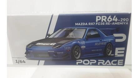 POP RACE 1/64 - MAZDA RX7 FC3S RE-AMEMIYA - BLUE