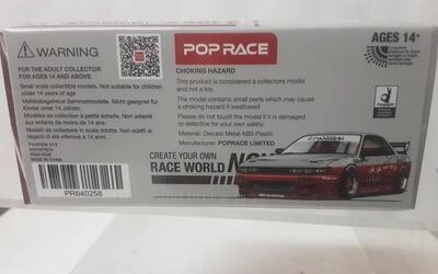 POP RACE 1/64 - NISSAN SILVIA PANDEM S13 - MOONTECH - RED