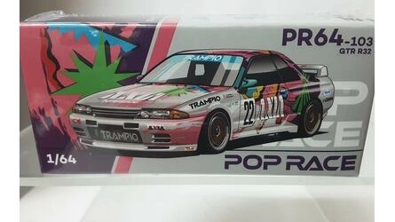 POP RACE 1/64 - NISSAN SKYLINE GT-R R32 - Nº 22 AXIA GROUP A