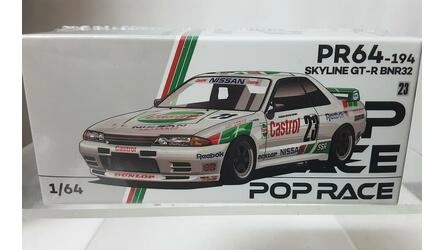 POP RACE 1/64 - NISSAN SKYLINE GT-R (R32) - Nº 23 MASAHIRO H