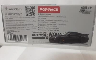 POP RACE 1/64 - PORSCHE 992 STINGER GTR - CARBON EDITION - B