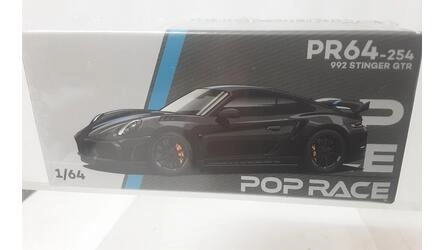 POP RACE 1/64 - PORSCHE 992 STINGER GTR - CARBON EDITION - B
