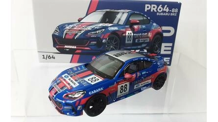 POP RACE 1/64 - SUBARU BRZ - Nº 88 TOKYO SUBARU RACING - BLU