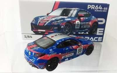 POP RACE 1/64 - SUBARU BRZ - Nº 88 TOKYO SUBARU RACING - BLU