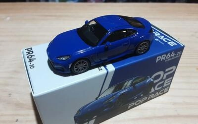 POP RACE 1/64 - SUBARU BRZ - SAPPHIRE BLUE