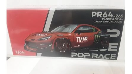 POP RACE 1/64 - TOYOTA GR 86 PANDEM - DAIGO SAITO FDJ 2022 -