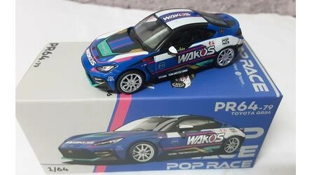 POP RACE 1/64 - TOYOTA GR 86 - TMC WAKO´S MACAU GP - BLUE/WH
