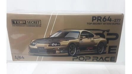 POP RACE 1/64 - TOYOTA SUPRA GT 300 TOP SECRET - CARBON HOOD