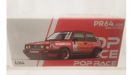 POP RACE 1/64 - VW GOLF GTI MKII - Nº 50 TWEEKS BTCC 1988 - 