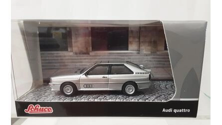SCHUCO 1/64 - AUDI QUATTRO - SILVER