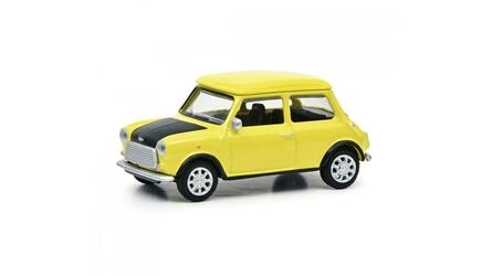 SCHUCO 1/64 - MINI COOPER - PAPER EDITION - YELLOW/BLACK