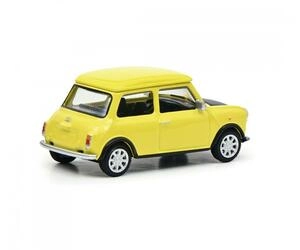 SCHUCO 1/64 - MINI COOPER - PAPER EDITION - YELLOW/BLACK