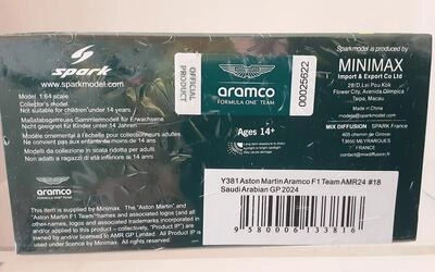 SPARK 1/64 - ASTON MARTIN ARAMCO F1 TEAM AMR-24 - Nº 18 L. S