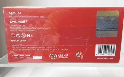 SPARK 1/64 - MINI COOPER S (night version) - Nº 52 WINNER RA