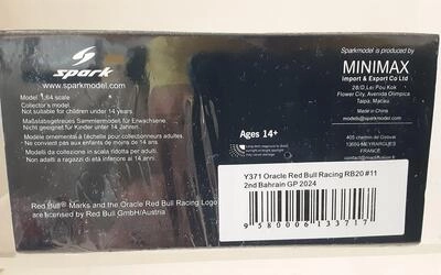 SPARK 1/64 - ORACLE RED BULL RACING RB20 - Nº 11 S. PEREZ - 