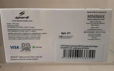 SPARK 1/64 - VISA CASH APP RB FORMULA ONE TEAM VCARB 01 - Nº