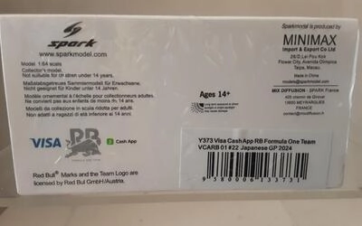 SPARK 1/64 - VISA CASH APP RB FORMULA ONE TEAM VCARB 01 - Nº