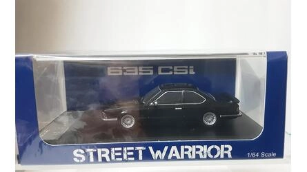 STREET WARRIOR 1/64 - BMW 635 CSI - BLACK