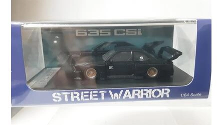 STREET WARRIOR 1/64 - BMW 635 CSI - SHARKNOSE - BLACK