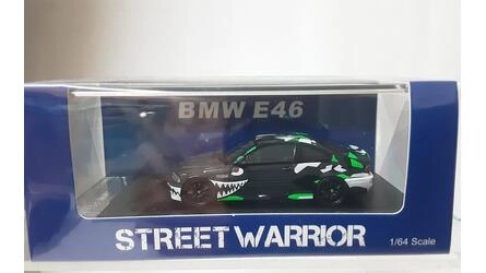 STREET WARRIOR 1/64 - BMW E46 - FLYING TIGER - BLACK