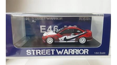 STREET WARRIOR 1/64 - BMW E46 - NIKE - RED / WHITE / BLACK