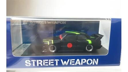 STREET WARRIOR 1/64 - BMW M3 E30 - MATTE BLACK